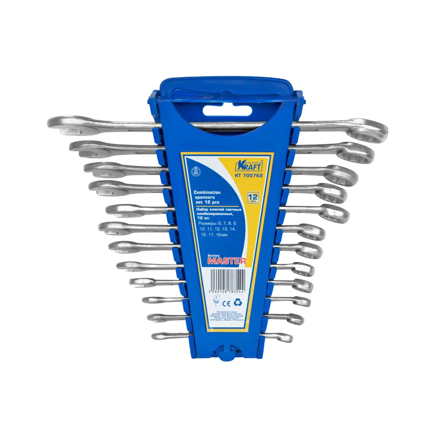 Ключ комбинированный, набор 12 шт KRAFT Master KT 700762