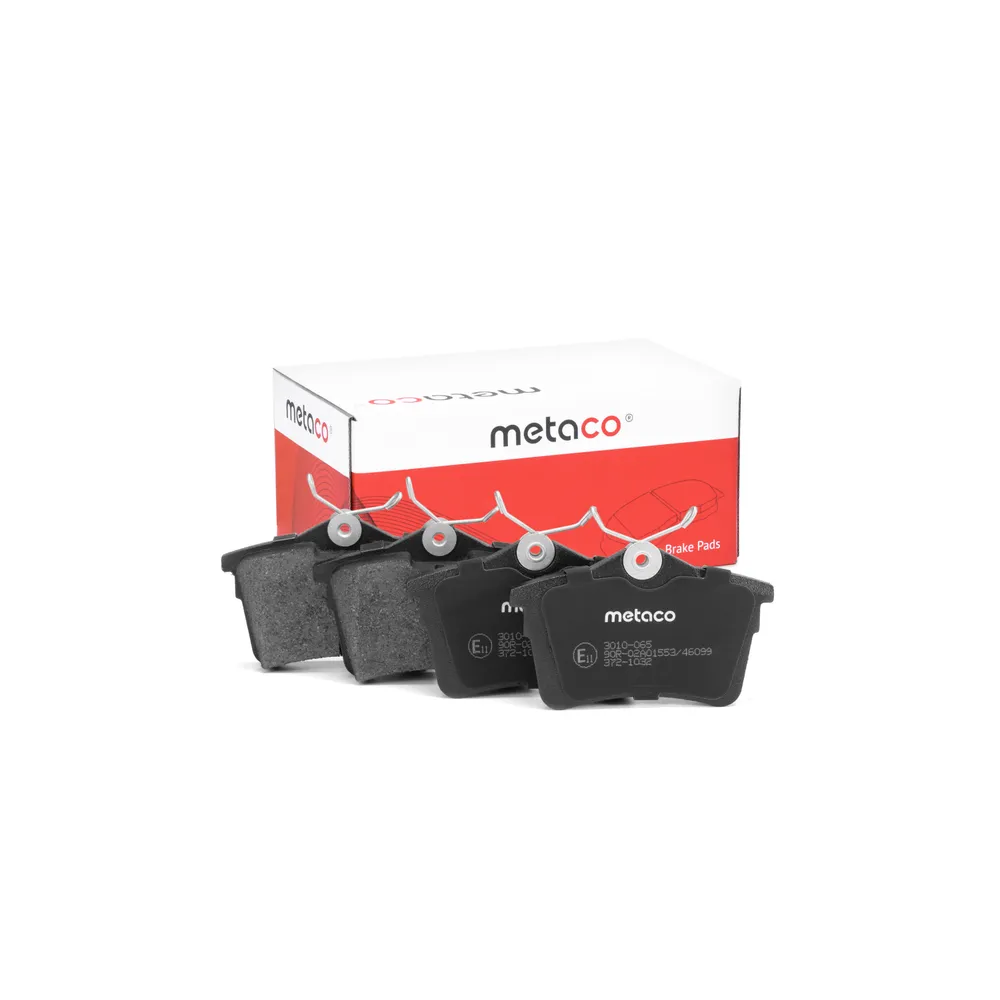 Колодки тормозные задние дисковые к-кт PEUGEOT 308/ PARTNER TEPEE (2008>) Metaco 3010-065