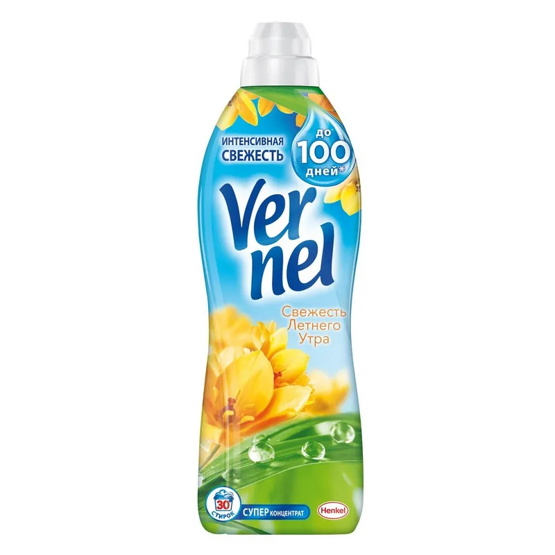Кондиционер для белья Vernel Свежесть летнего утра 910мл 697466