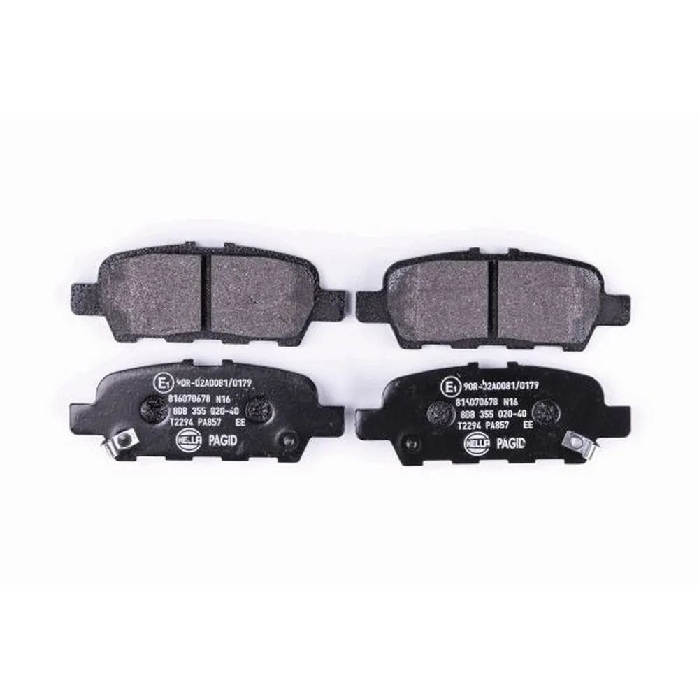 Колодки тормозные дисковые, комплект HELLA 8db355020401