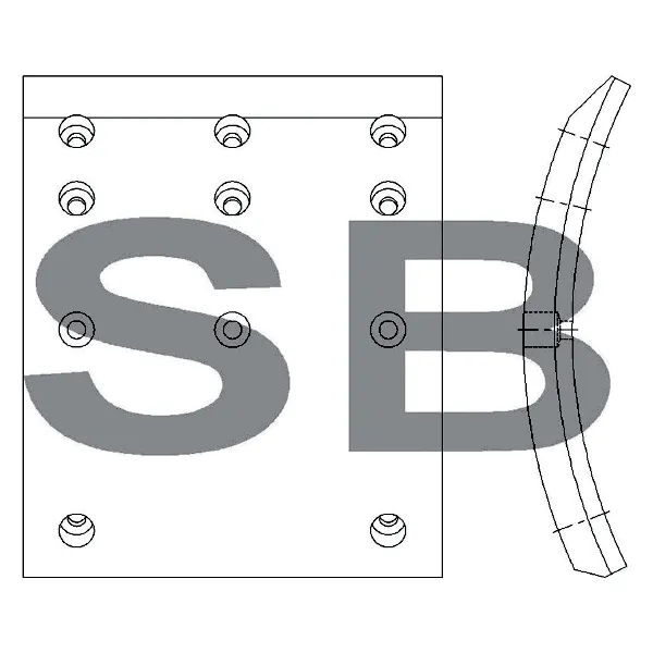 Накладка тормозная передняя, 1шт SANGSIN BRAKE SL014