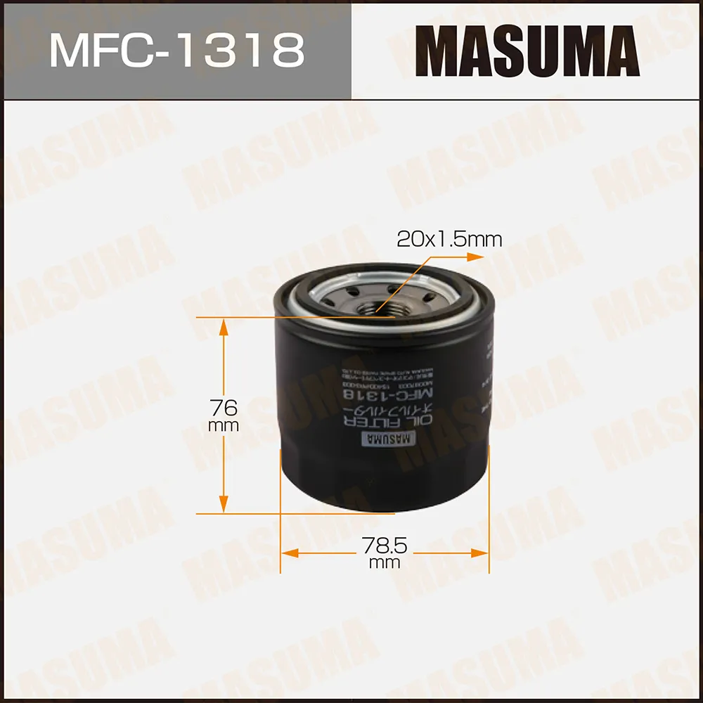 Фильтр масляный MAZDA 323 MASUMA MFC-1318