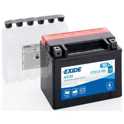 Аккумулятор EXIDE moto AGM 10 А/ч L+ 150x87x130 EN150 А