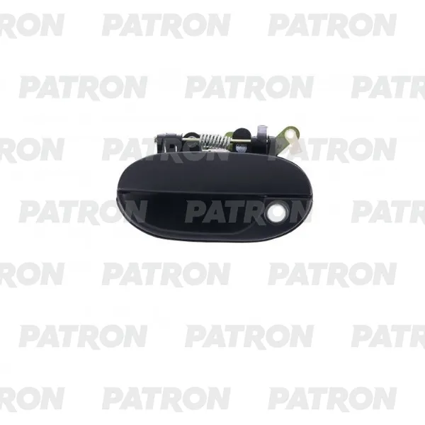 Ручка наружная двери передн лев Hyundai Accent 98-99 (черн) PATRON P20-0184L