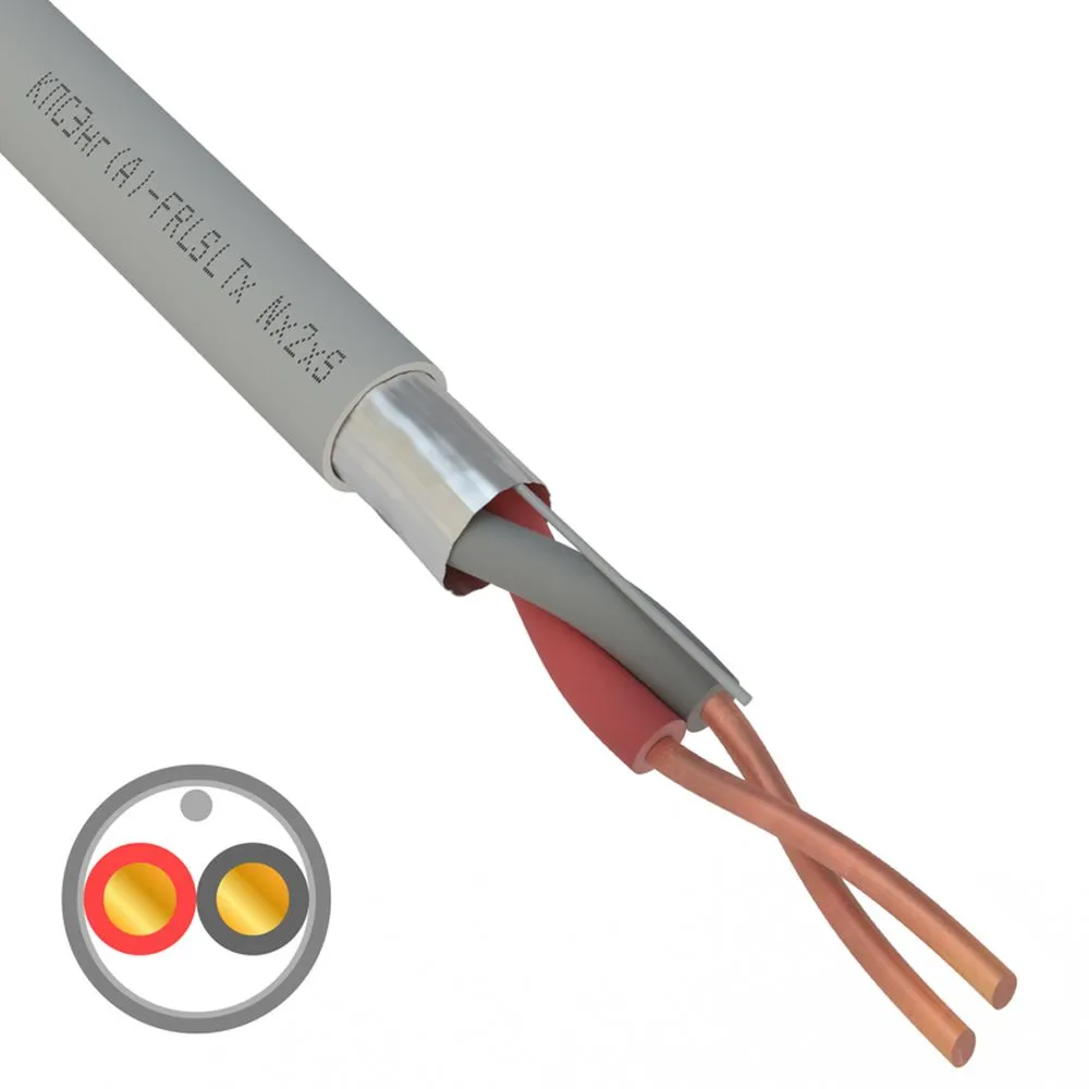 Кабель огнестойкий КПСЭнг(А)-FRLSLTx 1x2x1,00 мм, бухта 200 м REXANT 01-4932-1