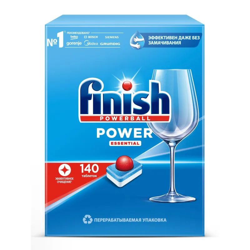 Таблетки для ПММ Finish Power 140шт/уп 1608639