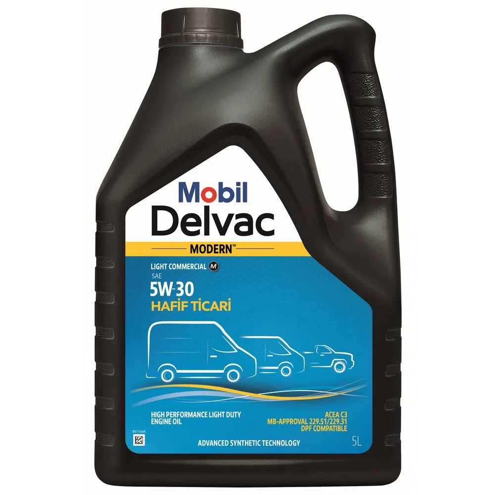 Масло моторное MOBIL Delvac Modern 5W-30 синтетическое 5 л LIGHT COM M GSP 157387