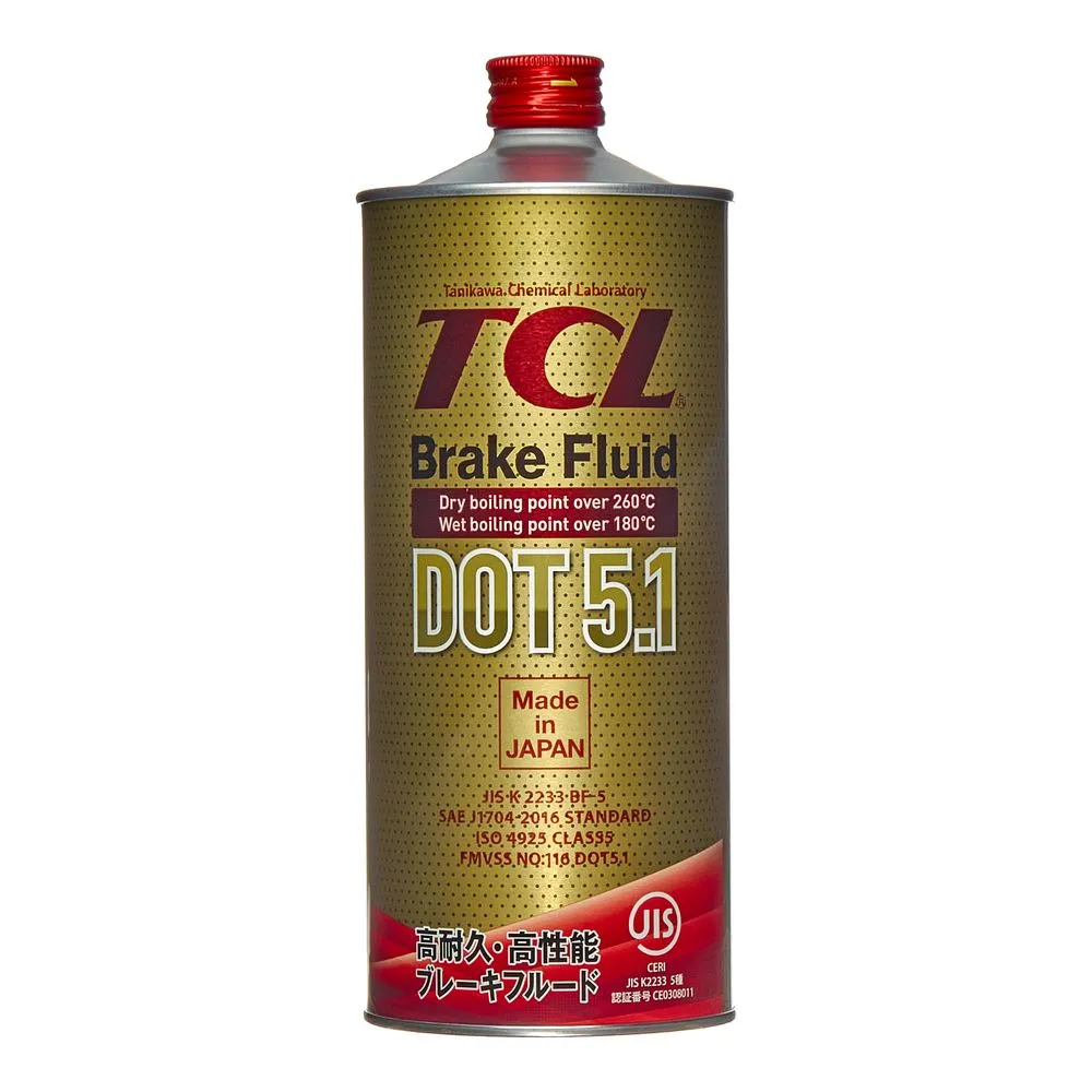 Тормозная жидкость TCL DOT 5.1, 1л TCL 3102