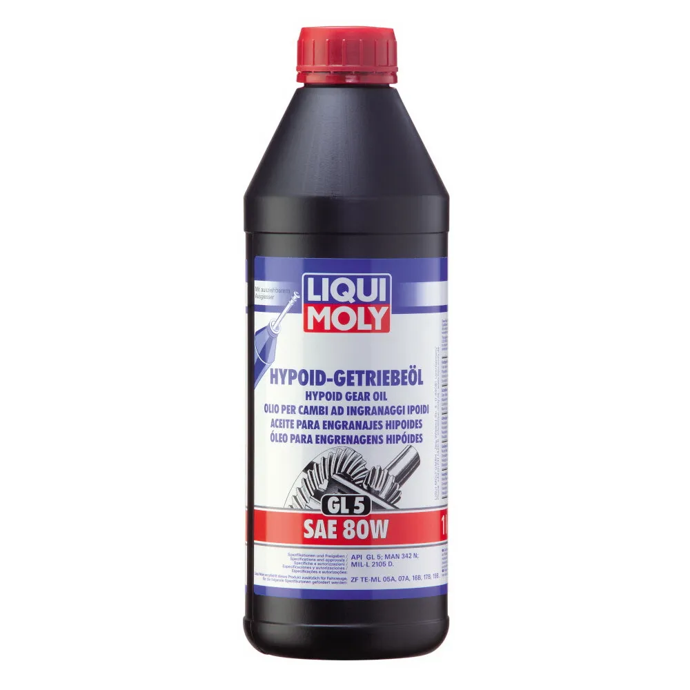 Масло трансмиссионное Hypoid-Getrieb. 80W GL-5 (1л) LIQUI MOLY 1955