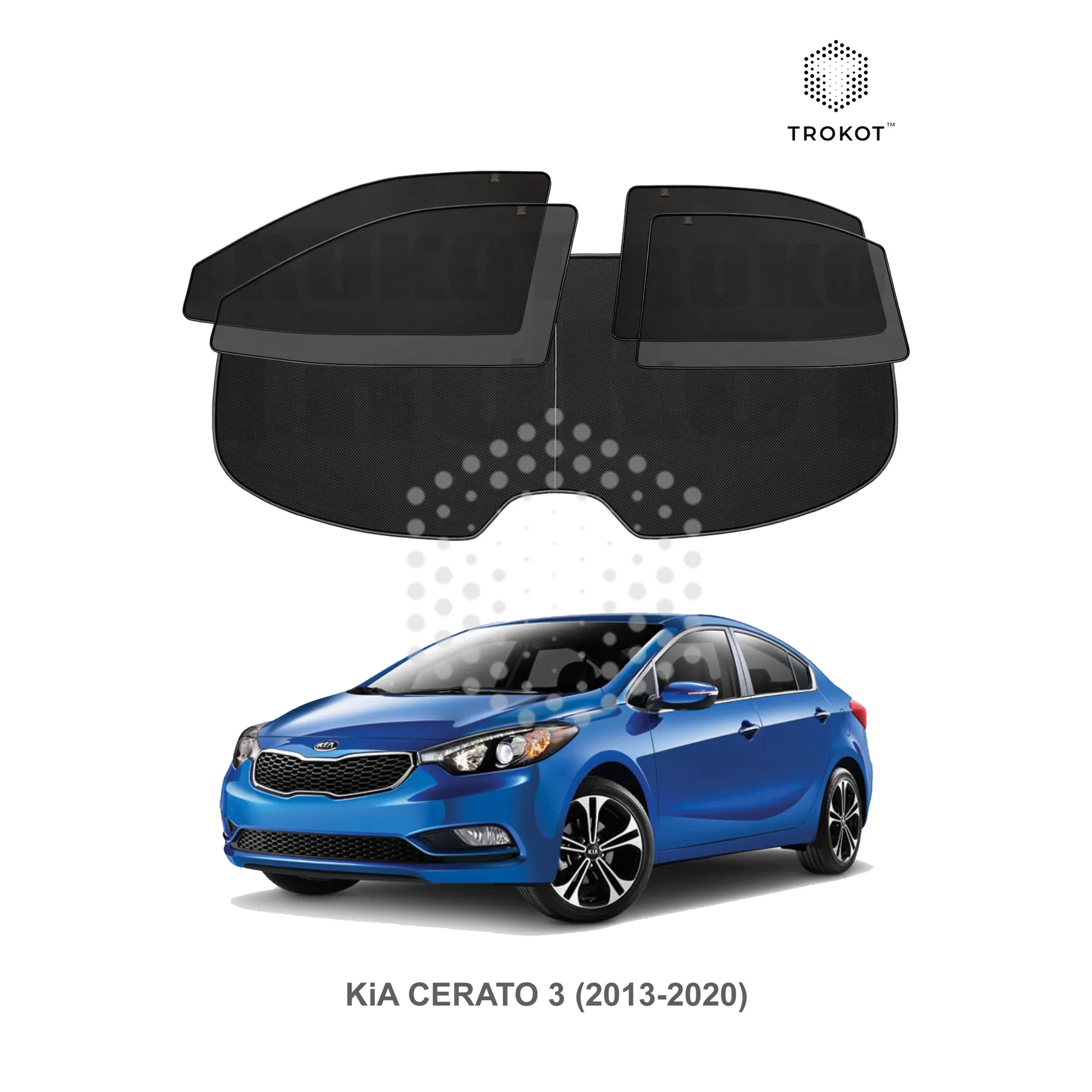 Полный комплект из 5 экранов Kia Cerato (3) / Cerato Classic / Forte (2) / K3 (2013-наст.время)