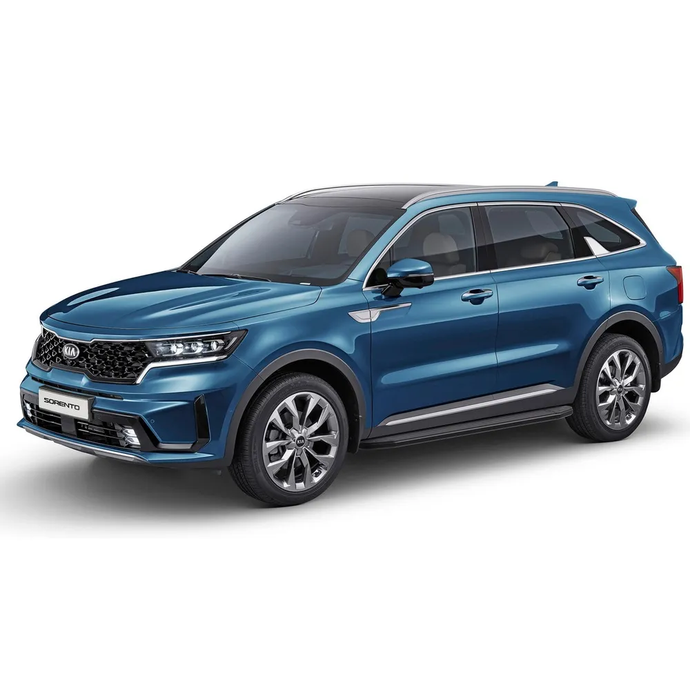 Порог-площадка Premium-Black A180ALB + комплект крепежа, RIVAL, Kia Sorento 2020- RIVAL A180ALB.2806.1