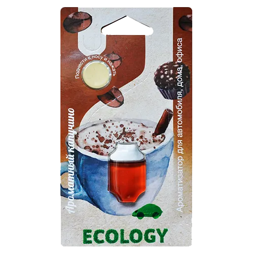 Ароматизатор мембранный E-04 Ароматный капучино 6,5 мл серии Ecology Fouette E-04