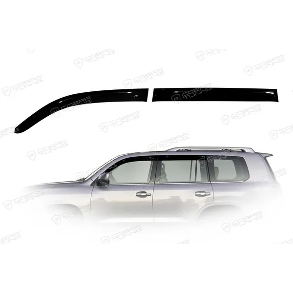 Дефлектора на окна Lexus LX (J200) 2008EuroStandardдеф.окон Cobra Tuning LE22008