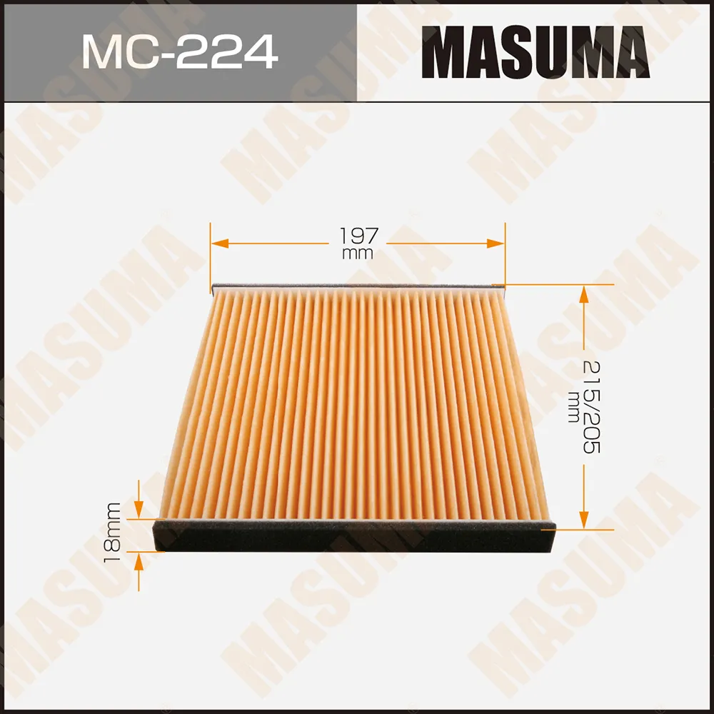 Фильтр салонный TOYOTA ALLEX MASUMA MC-224