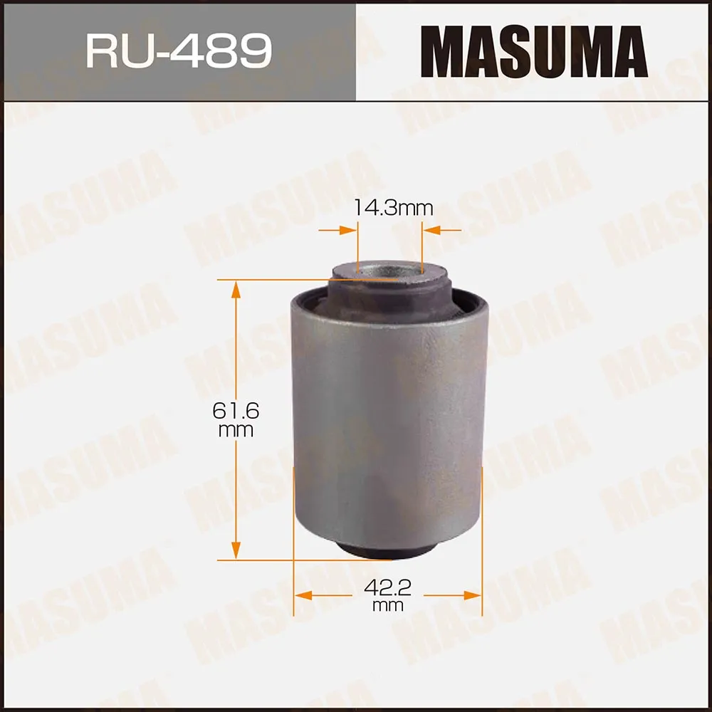 Сайлентблок заднего нижнего поперечного рычага наруж. MASUMA RU489