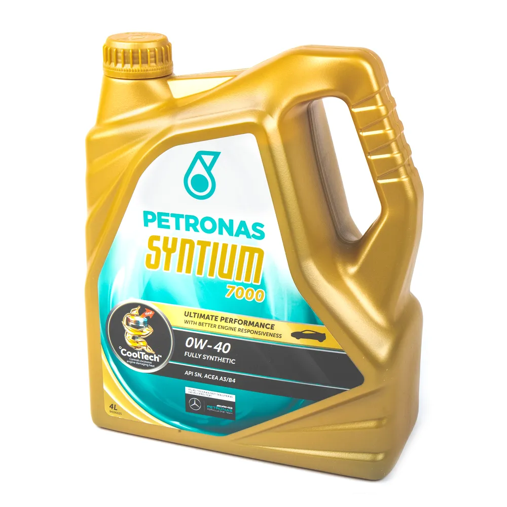 Масло моторное PETRONAS Syntium 7000 0W-40 синтетическое 4 л 18384019