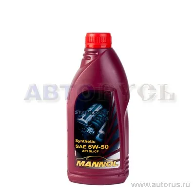 Масло моторное MANNOL Stahlsynt Ultra 5W-50 синтетическое 1 л 1015