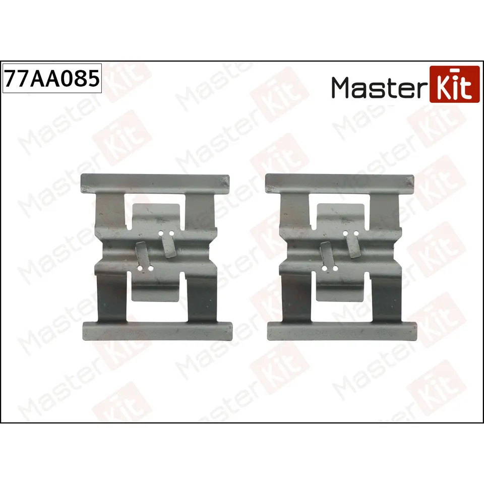 Комплект установочный тормозных колодок Audi Q7 (4LB) 2006 - 2016 MASTERKIT 77AA085