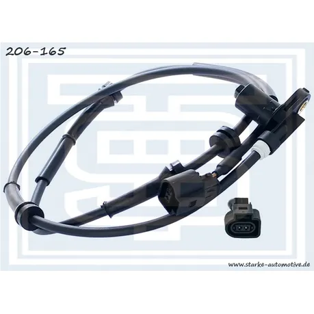 Датчик ABS VW SHARAN / FORD GALAXY / SEAT ALHAMBRA --04.2000 задний STARKE 206-165