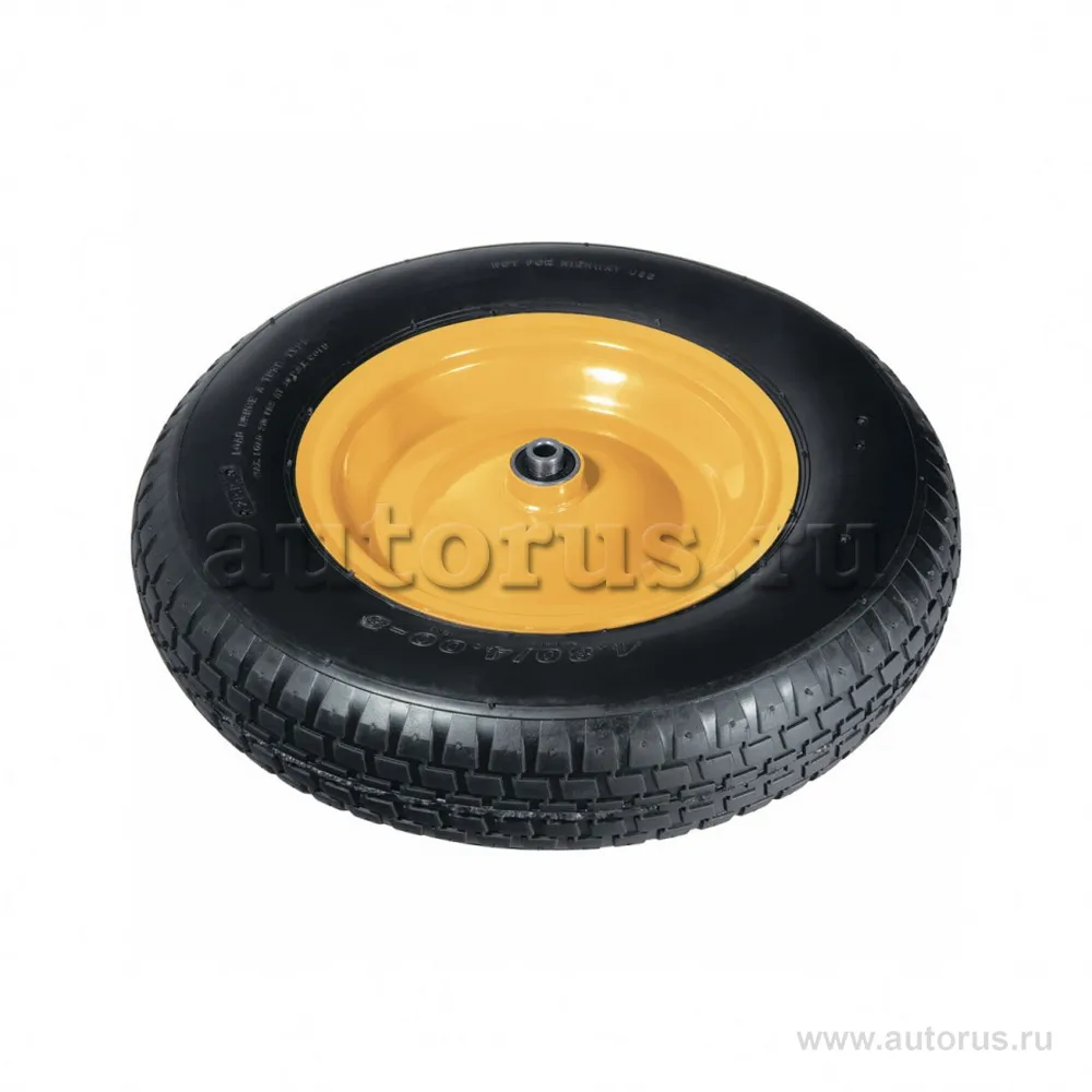 Колесо пневматическое 4.80/4.00-8 D380 мм, внутренний подшипник D 12 мм, длина оси 90 мм Palisad 689 PALISAD 68947