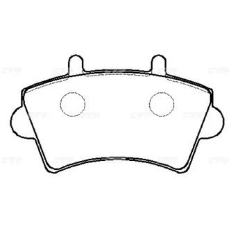 Тормозные колодки CTR CKRN-24