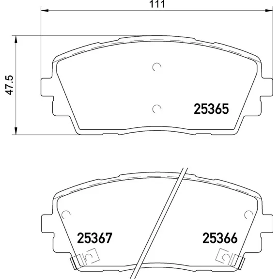 Колодки передние KIA Picanto II 2011-> NISSHINBO NP6065