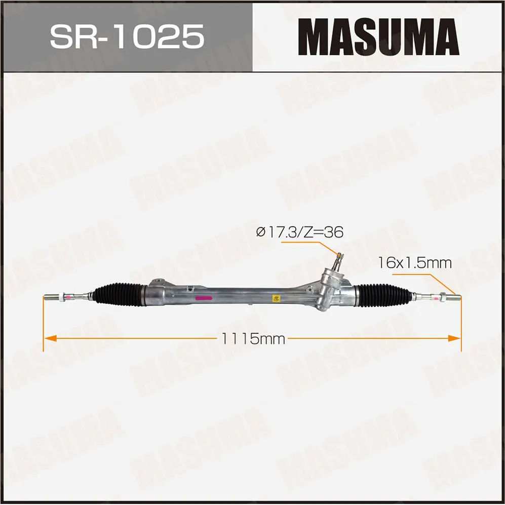 Рейка рулевая TOYOTA RAV4 (левый руль) MASUMA SR1025
