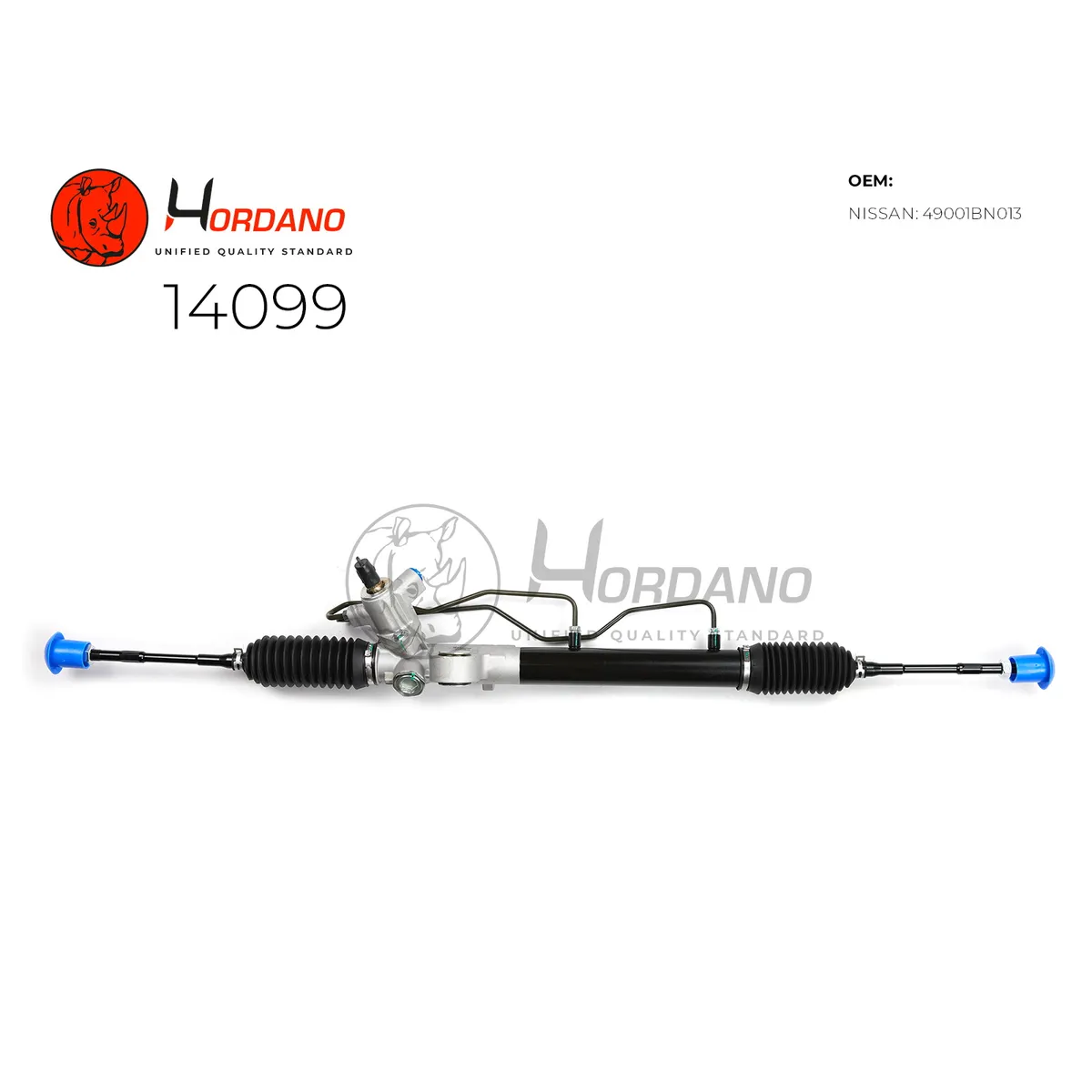 Рейка рулевая NISSAN ALMERA II (N16) Hordano 14099