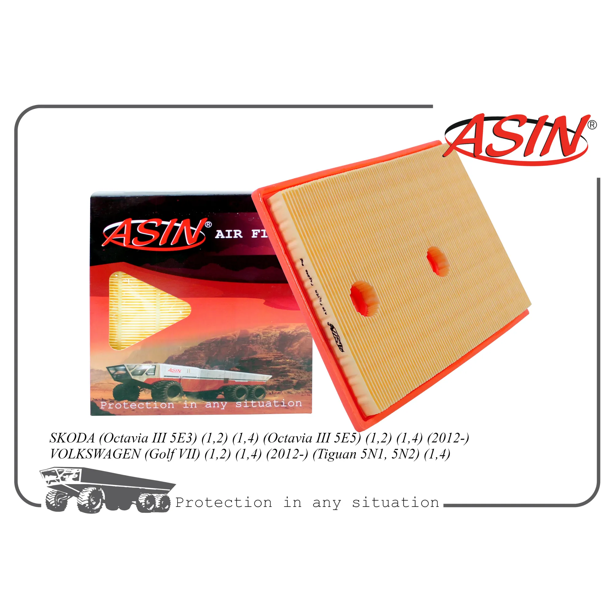 Фильтр воздушный 04E129620/ASIN.FA2648 ASIN ASIN ASINFA2648