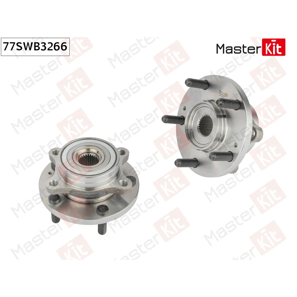 Ступица в сборе с подшипником перед. MASTERKIT 77SWB3266