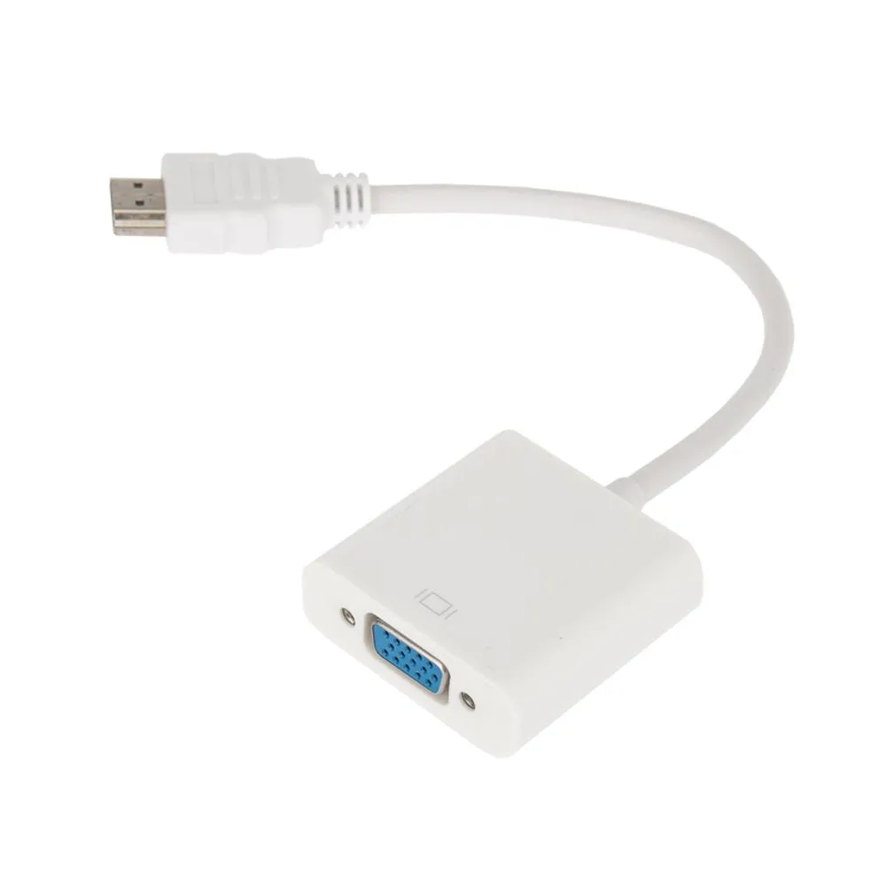 Переходник штекер HDMI - гнездо VGA, провод REXANT 17-6835