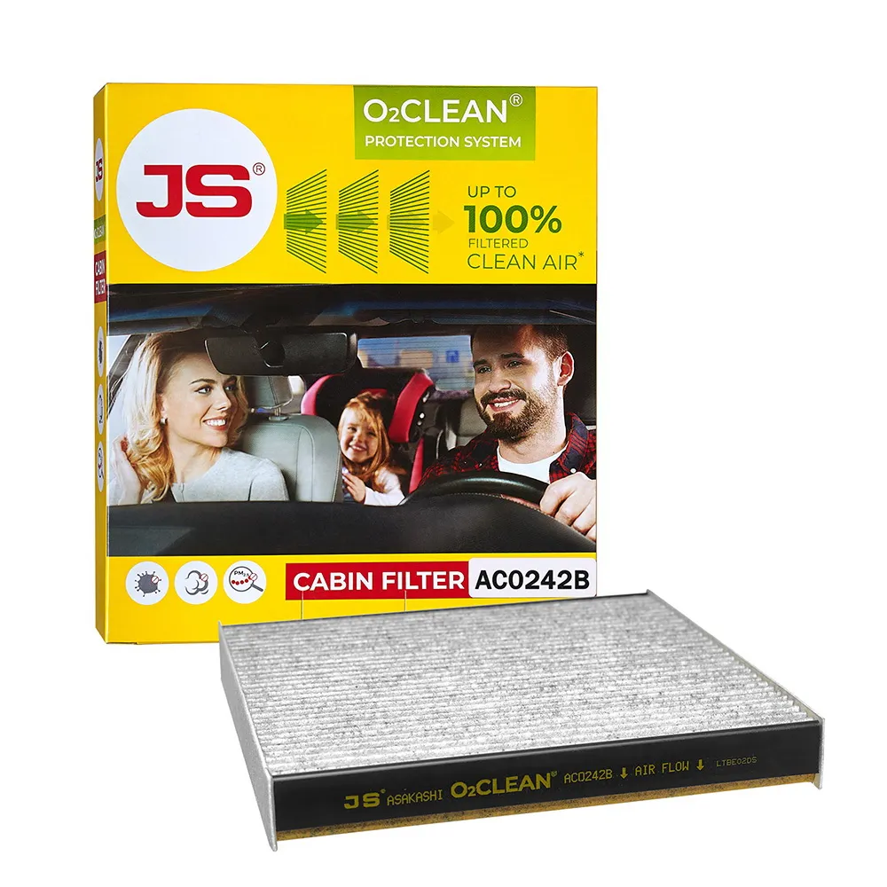 Фильтр салонный O2CLEAN GM Tahoe 14->/CADILLAC Escalade 14-> JS ASAKASHI AC0242B
