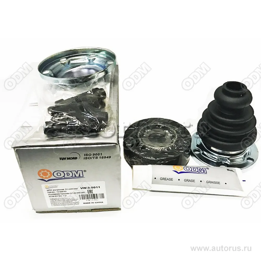 ШРУС внутренний (к-кт) VOLKSWAGEN Transporter IV 1.9D 1990-2003