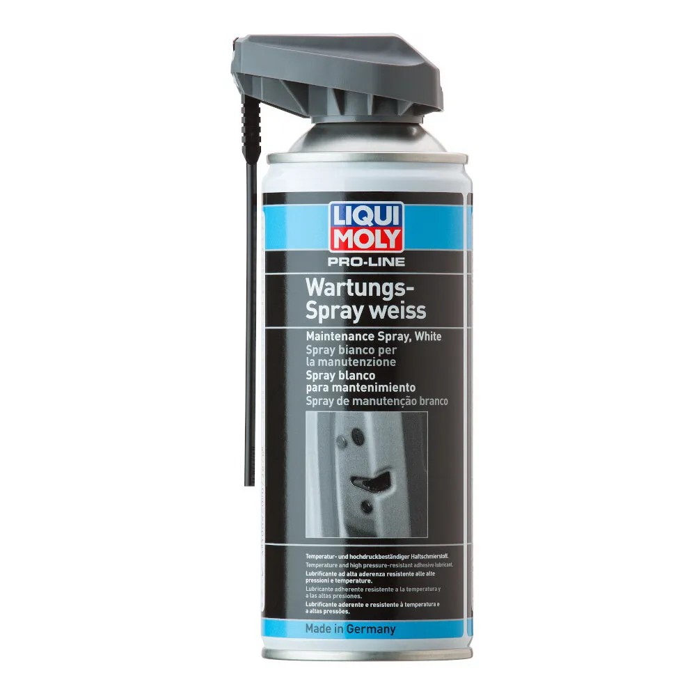 Грязеотталкивающая белая смазка Pro-Line Wartungs-Spray weiss (0,4л) LIQUI MOLY 7387