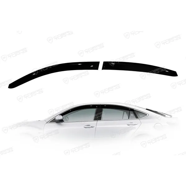Дефлектора на окна Mazda 6 II Лифтбек 5d 2007-2012EuroStandard деф.окон Cobra Tuning ME21907