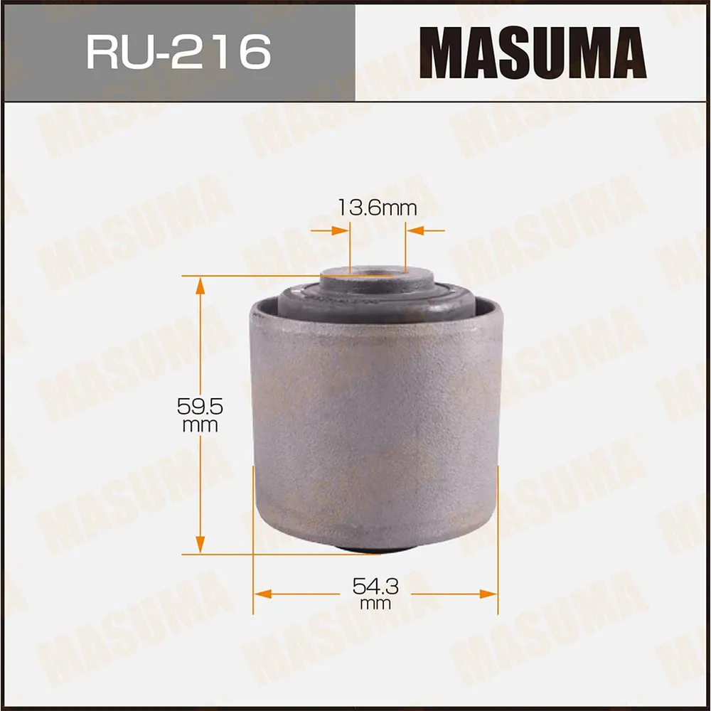 Сайлентблок заднего продольного рычага!\ Nissan Avenir 90-98 MASUMA RU216