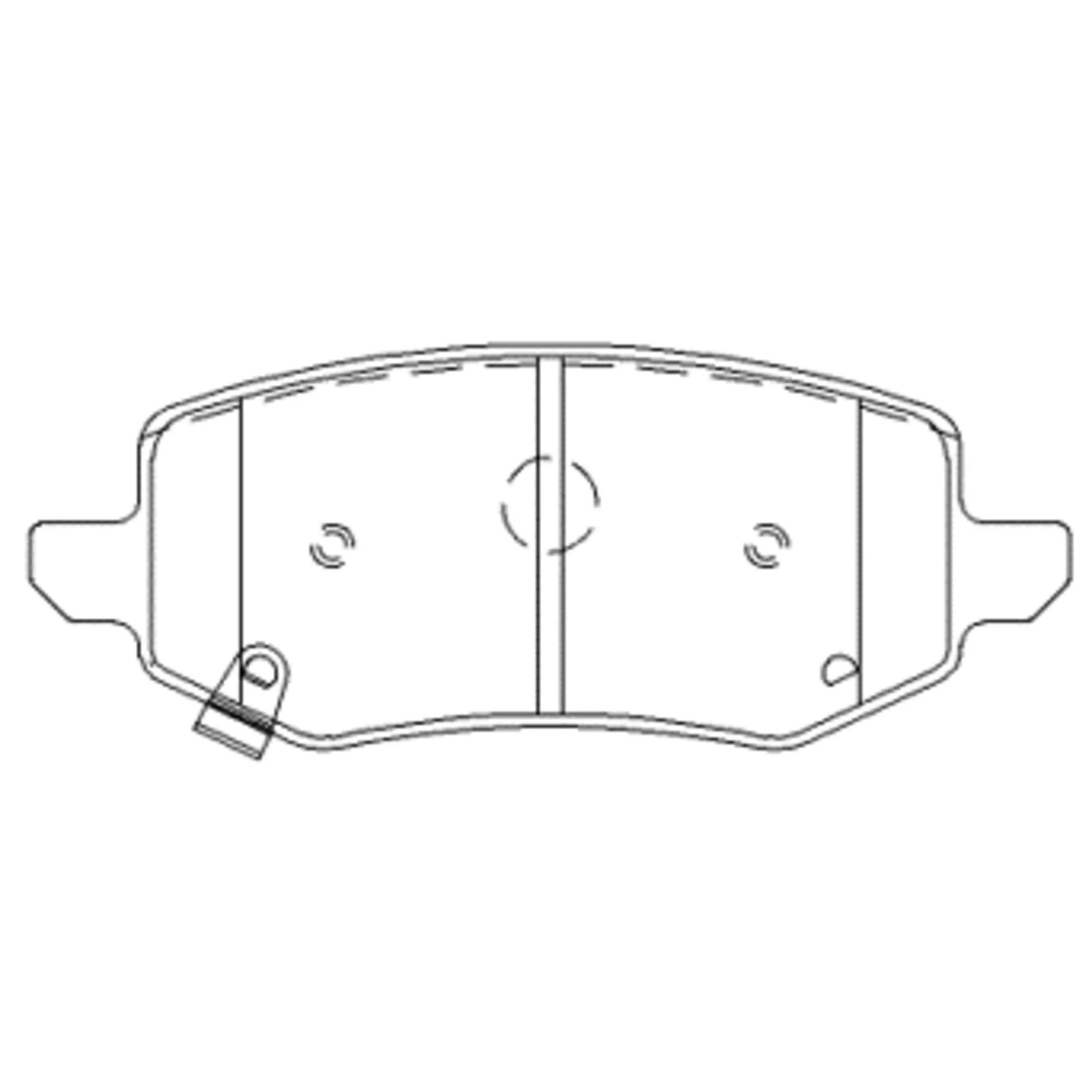 Колодки задние TANK 300 2021 -> / 500 2022 -> ; GREAT WALL Motors CTR GK1548