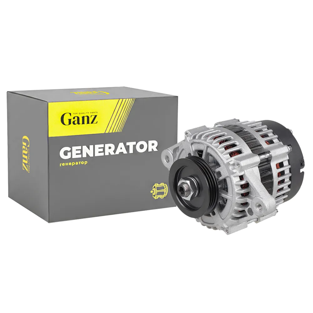 Генератор (65A) (поликл.рем.) CHEVROLET/DAEWOO Matiz/Spark 0.8/1.0L GANZ GIP13001