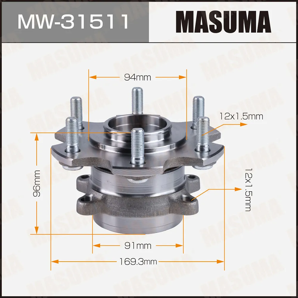 Ступичный узел MASUMA MW31511