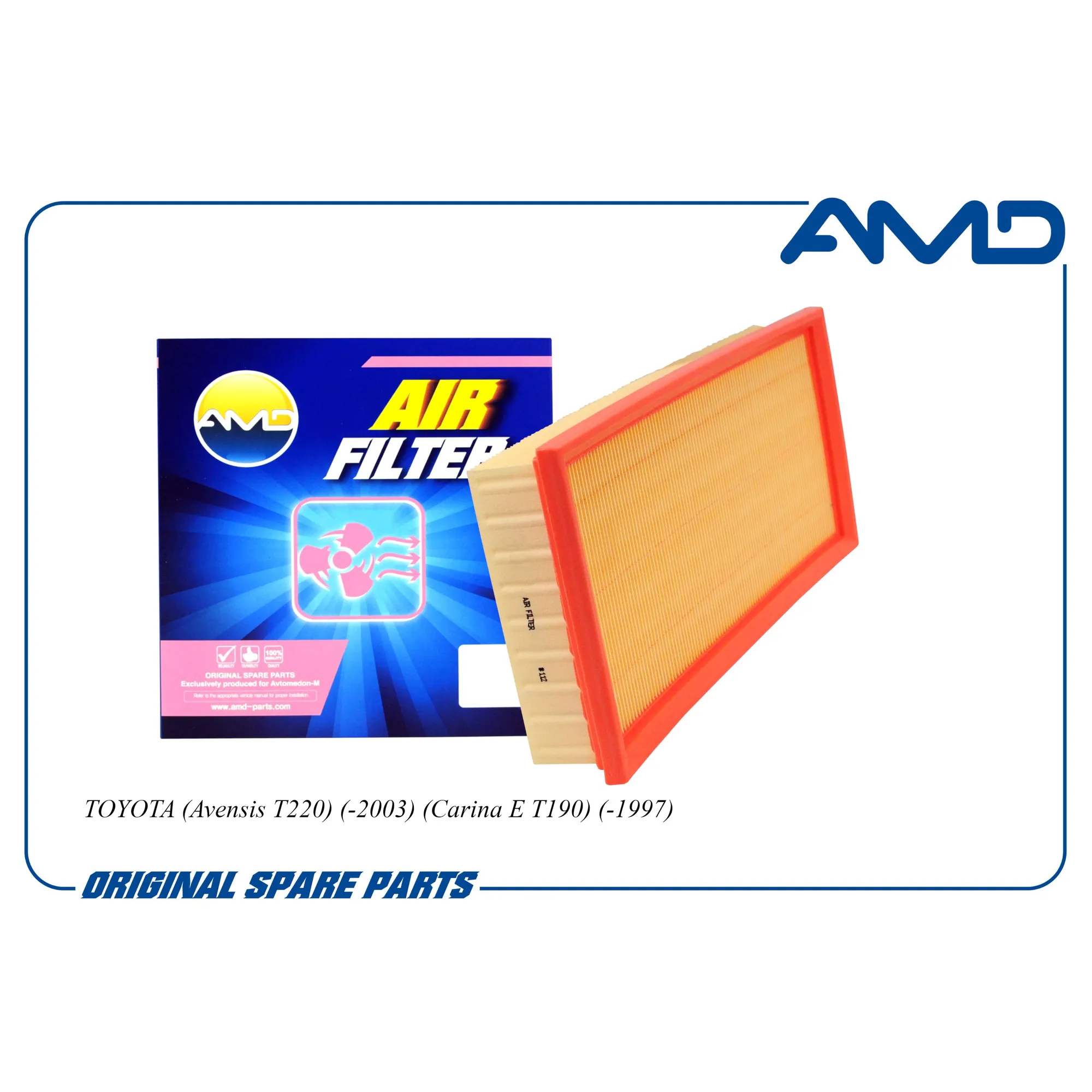 Фильтр воздушный 17801-02050/AMD.JFA125 AMD AMD AMD.JFA125