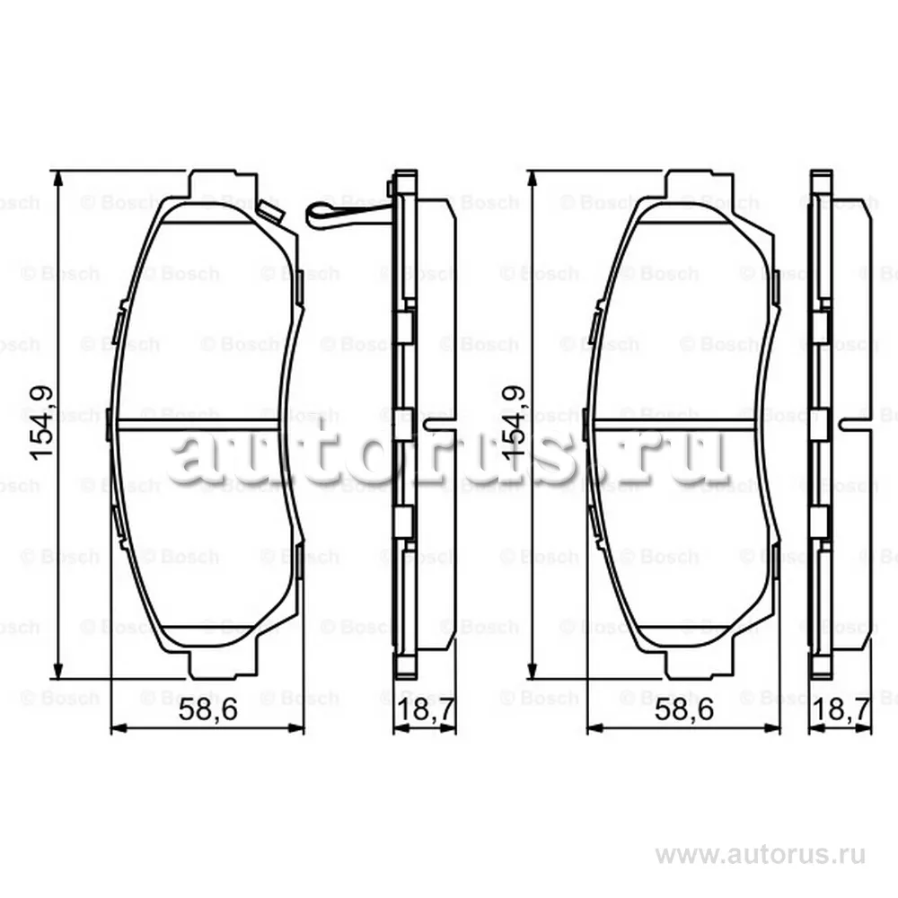 Колодки тормозные HONDA CR-V 2.0-2.2 07- передние