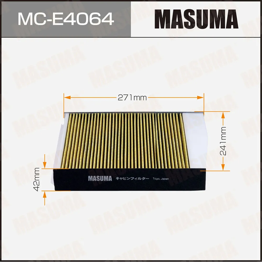 Фильтр салона Masuma MC-E4064 MASUMA MCE4064