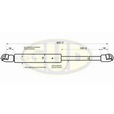 АМОРТИЗАТОР БАГАЖНИКА LROV RANGE ROVER II (LP) 07/94-07/02 300N L405/160MM G.U.D GGS020321