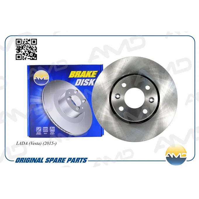 Диск тормозной передний NISSAN/RENAULT/LADA LARGUS +ABS D=260MM AMD AMD.BD478