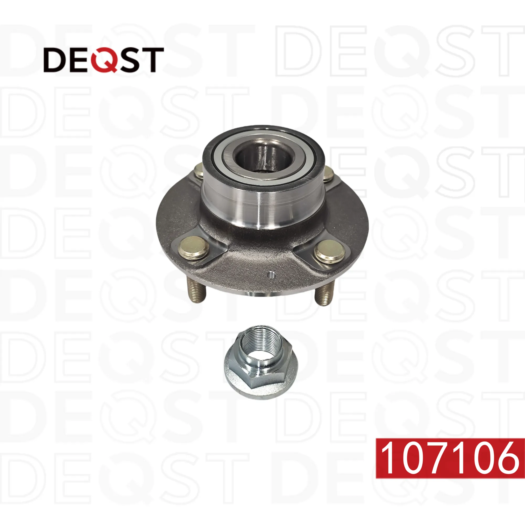 Ступица колеса с подшипником задняя, HYUNDAI ELANTRA (XD) , HYUNDAI MATRIX (FC) w/o ABS DEQST 107106