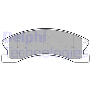 Колодки дисковые п jeep grand cherokee 4.0i3.1td 02 DELPHI LP1906