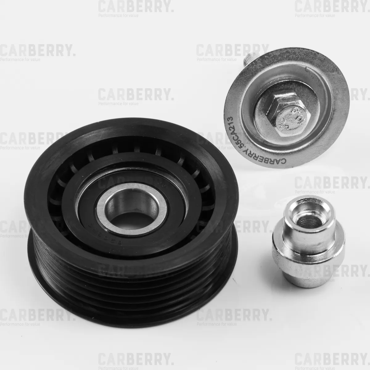 Ролик обводной поликлин.ремня CITROEN Jumper 06->FIAT Ducato 06->FORD Transit/To CARBERRY 55CA213