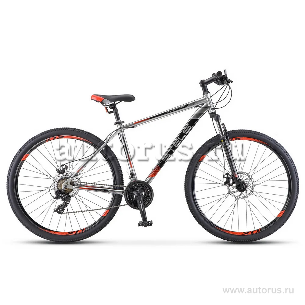 Велосипед 29 горный STELS Navigator-900 MD (2018) количество скоростей 21 рама алюминий 19 хром