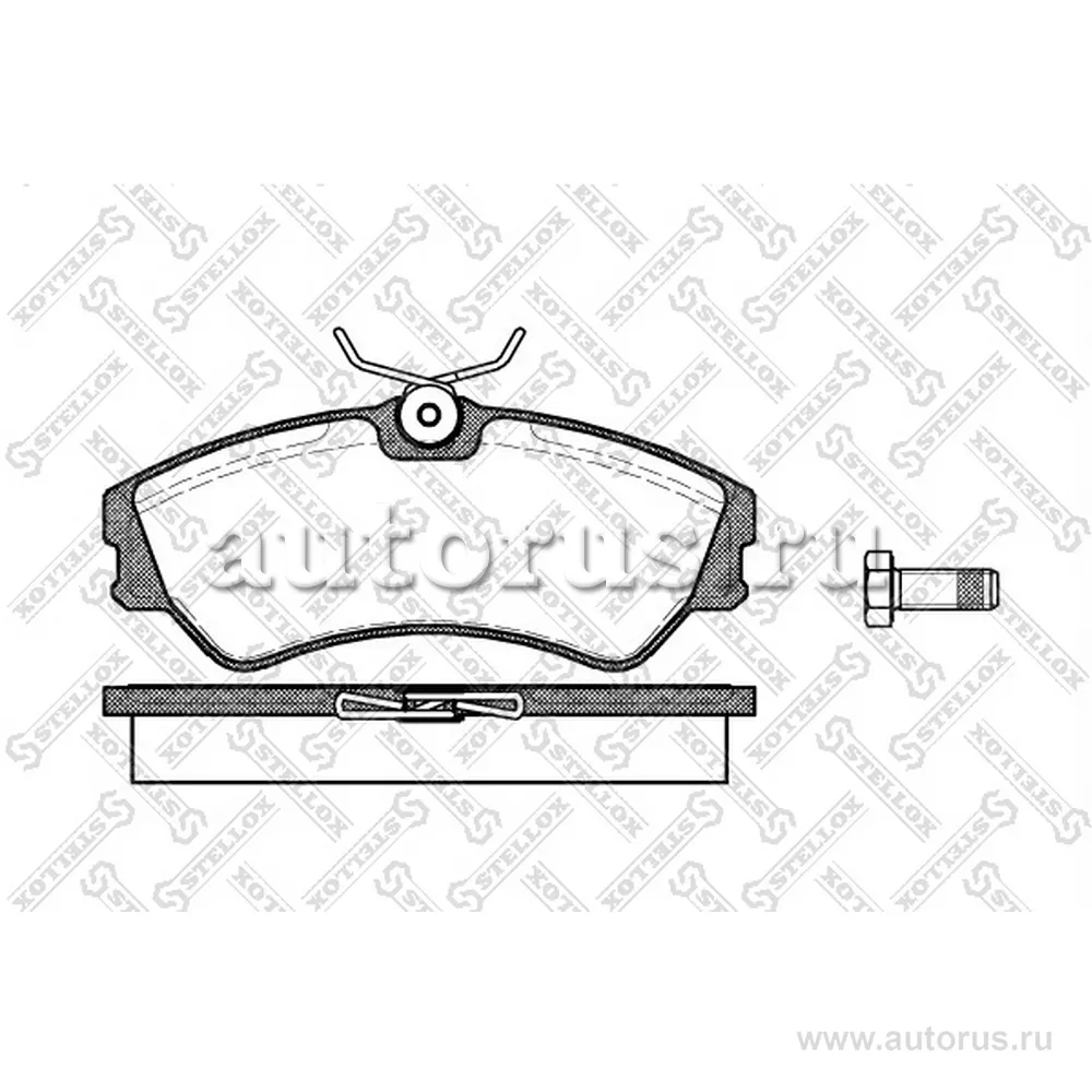 Колодки дисковые п. VW T4 1.8-2.5/1.9D/TD 90 STELLOX 394 000-SX