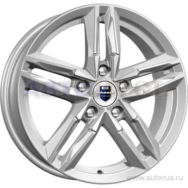 Диск литой R16 6J 5x112/57.1 ET48 КИК Sayan блэк платинум r67883